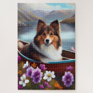 Puzzle Berger des Shetland sur une pagaie : Une aventure