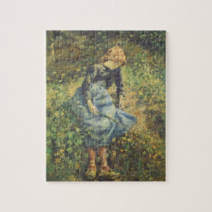 Puzzle Bergère par Camille Pissarro, Beaux-arts vintage