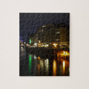 Puzzle Berlin Allemagne Nuit Spree Deutschland Nacht