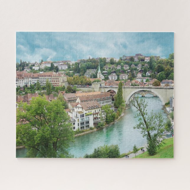 Puzzle Berne Suisse Swiss Travel Photo Aare River (Horizontal)