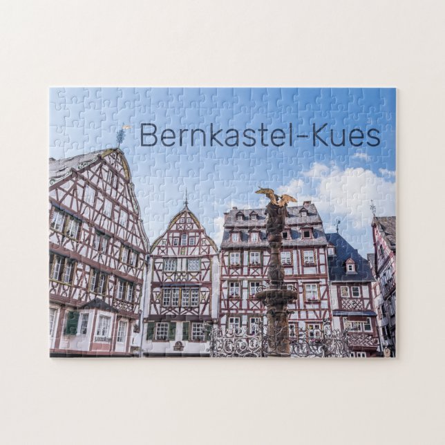 Puzzle Bernkastel-Kues Façades historiques Allemagne Souv (Horizontal)