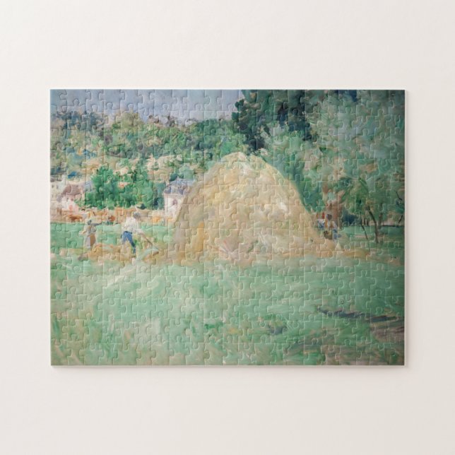 Puzzle Berthe Morisot - Les piles de Haystacks à Bougival (Horizontal)
