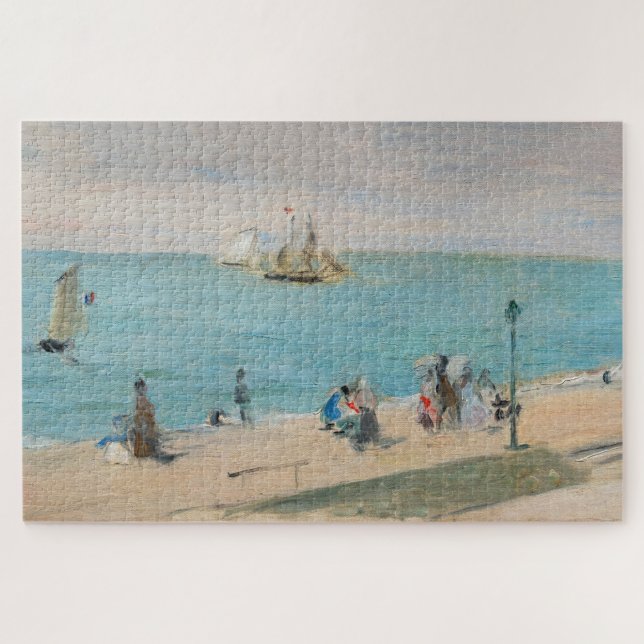 Puzzle Berthe Morisot - Sur la plage, Les Petites-Dalles (Horizontal)