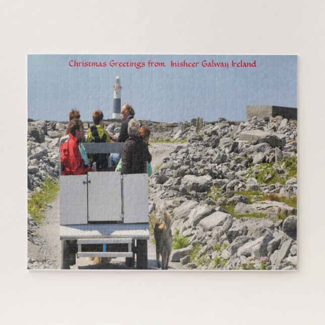 Puzzle Besoin d'un ascenseur ? Transport sur Inisheer Gal (Horizontal)