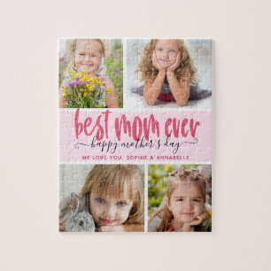 Puzzle Best Mom Ever Photo Mother's Day