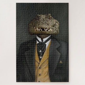 Puzzle Bêtes nobles - Crocodile de Dandy