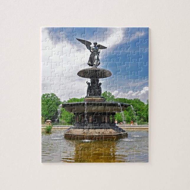 Puzzle Bethesda "ange Central Park d'eaux", NYC (Vertical)