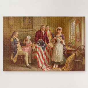 Puzzle Betsy Ross, 1777 (Histoire américaine) (Patriote a