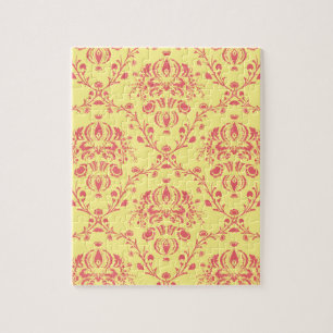 Puzzle Beurre et canneberge Damas