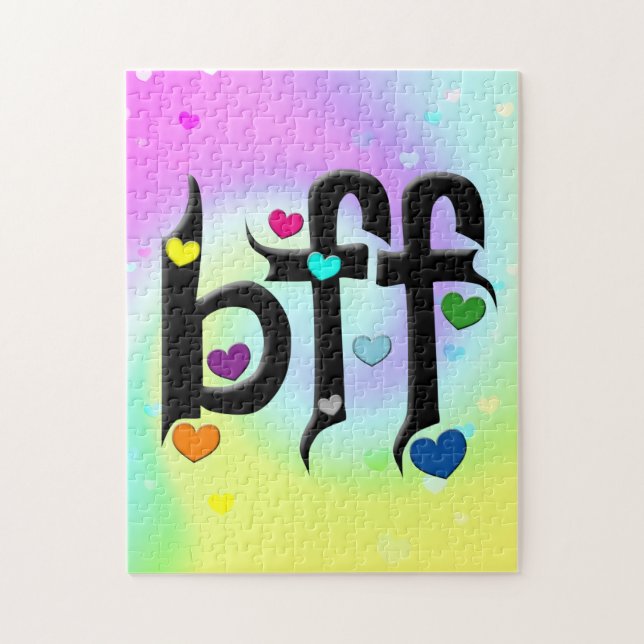 Puzzle bff ~ coeurs (Vertical)