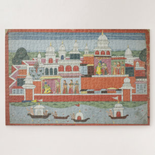 Puzzle Bhagavata Purana Page manuscrite Rukimi Krishna