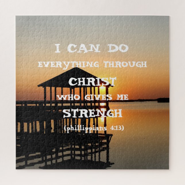 Puzzle Bible Verse Inspiration Citation Écriture (Vertical)
