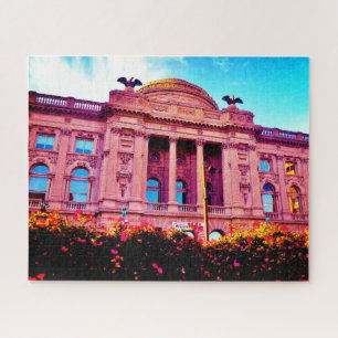 Puzzle Bibliothèque au printemps