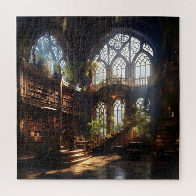 Puzzle Bibliothèque magique (Vertical)