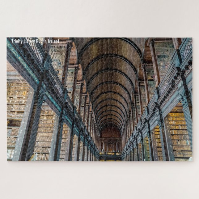 Puzzle Bibliothèque Trinity Dublin Irlande (Horizontal)