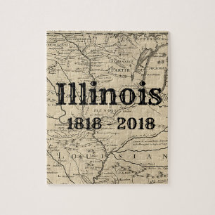 Puzzle Bicentenaire historique de l'Illinois