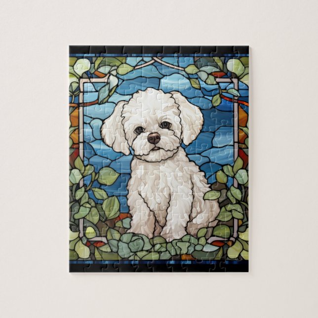 Puzzle Bichon Frise (Vertical)