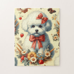 Puzzle Bichon Frisé Vintage