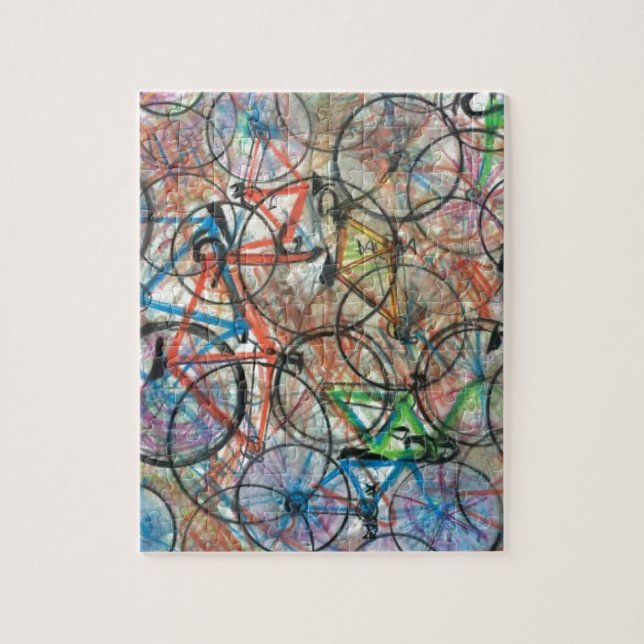 Puzzle Bicyclette de bicyclette que je veux monter mon (Vertical)