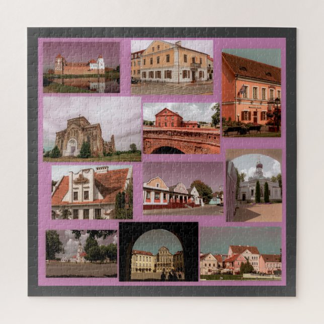 Puzzle Biélorussie Б л а р у с Architecture Minsk Pinsk (Vertical)