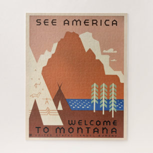 Puzzle Bienvenue au Montana