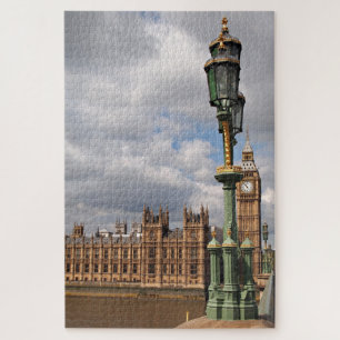Puzzle Big Ben avec la lumière à Londres