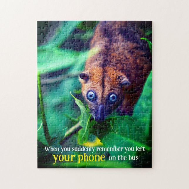 Puzzle Big Eyed Possum (Vertical)