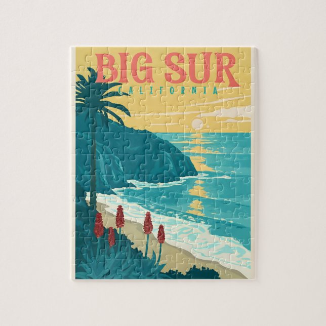 Puzzle Big Sur - La beauté de la côte Pacifique en Califo (Vertical)