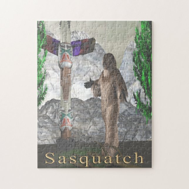 Puzzle Bigfoot (Vertical)