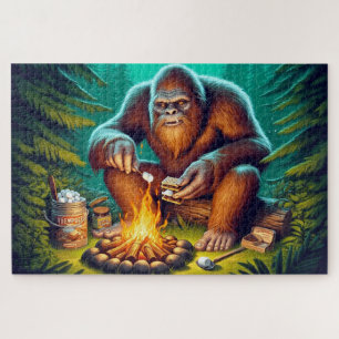 Puzzle Bigfoot et les guimauves du feu de camp, Feu de ca