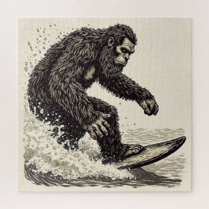 Puzzle Bigfoot Surfant