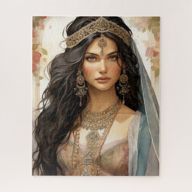 Puzzle Bijoux de l'Inde : Beauté complexe (Vertical)