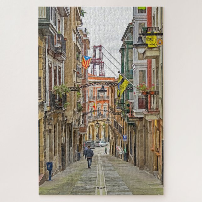 Puzzle Bilbao. n° 11. Portugalete. (Vertical)