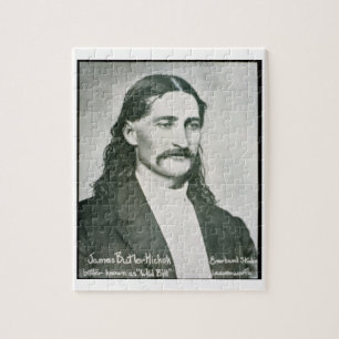Puzzle "Bill sauvage" Hickok (photo de b/w)