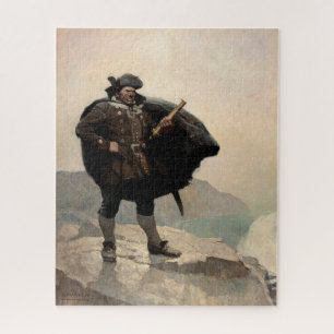 Puzzle Billy Bones, île au trésor par N. C. Wyeth