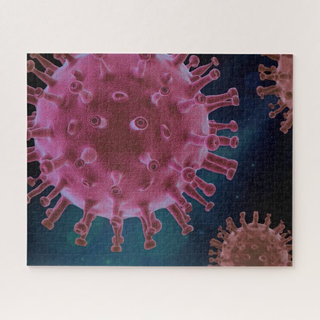 Puzzle Biologie du virus covid (Horizontal)