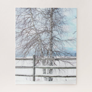 Puzzle Birch Tree Winter