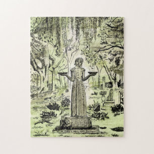 Puzzle Bird Girl, Cimetière Bonaventure, Savannah, GA
