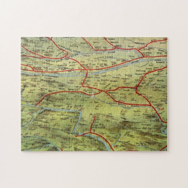 Puzzle Birdseyes Vue sur les grandes plaines (Horizontal)
