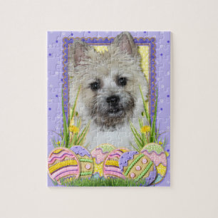 Puzzle Biscuits d'oeuf de pâques - cairn Terrier
