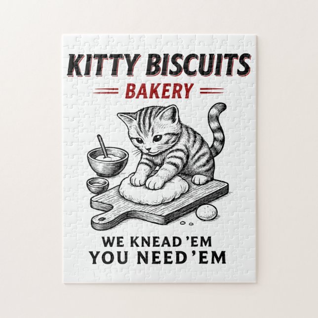 Puzzle Biscuits Kitty Boulangerie (Vertical)