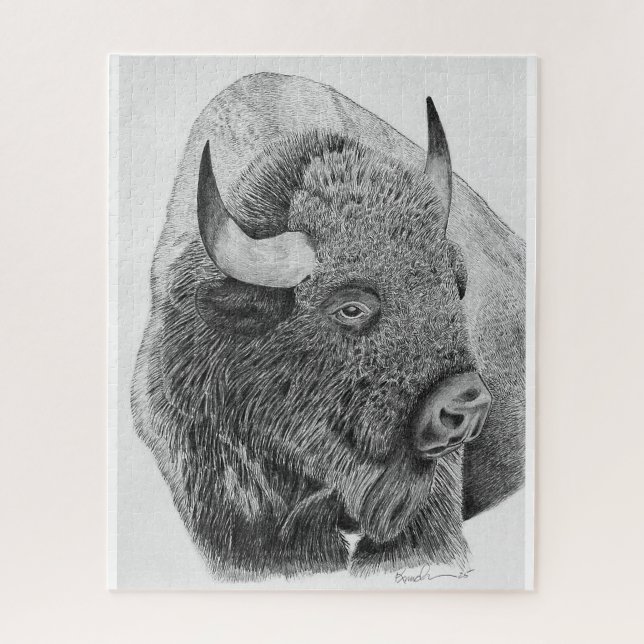 Puzzle Bison d'Amérique (Vertical)