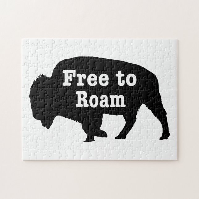 Puzzle Bison libre de Roam (Horizontal)