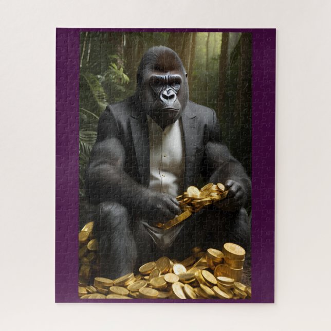 Puzzle Bitcoin Cryptomonnaie HODL Ape (Vertical)