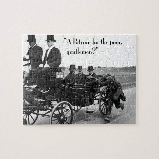 Puzzle Bitcoin mendiant (Horizontal)