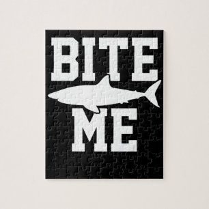 Puzzle Bite Me - Cadeau de biologie marine de requin - Oc
