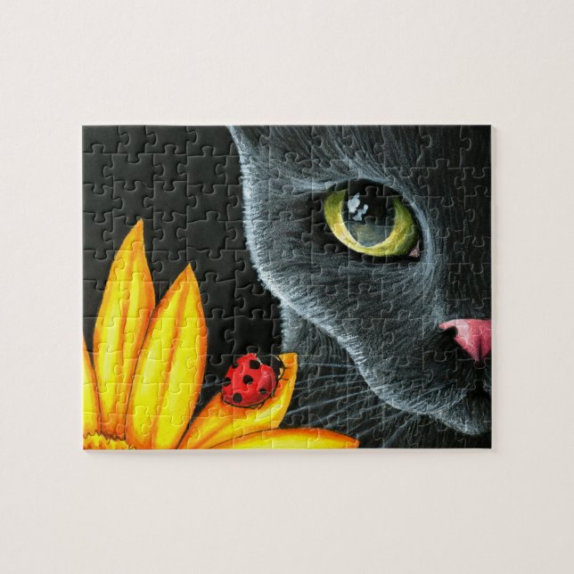 Puzzle Black Cat 510 coccinelle jaune (Horizontal)
