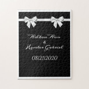 Puzzle Black Formal Elegant Simple Beautiful