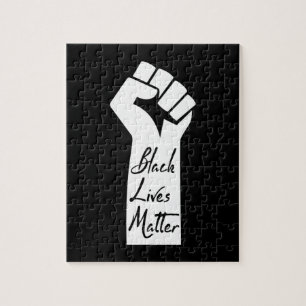 Puzzle Black Lives Matt Black Woman