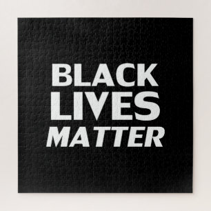 Puzzle "black lives matter" noir blanc -